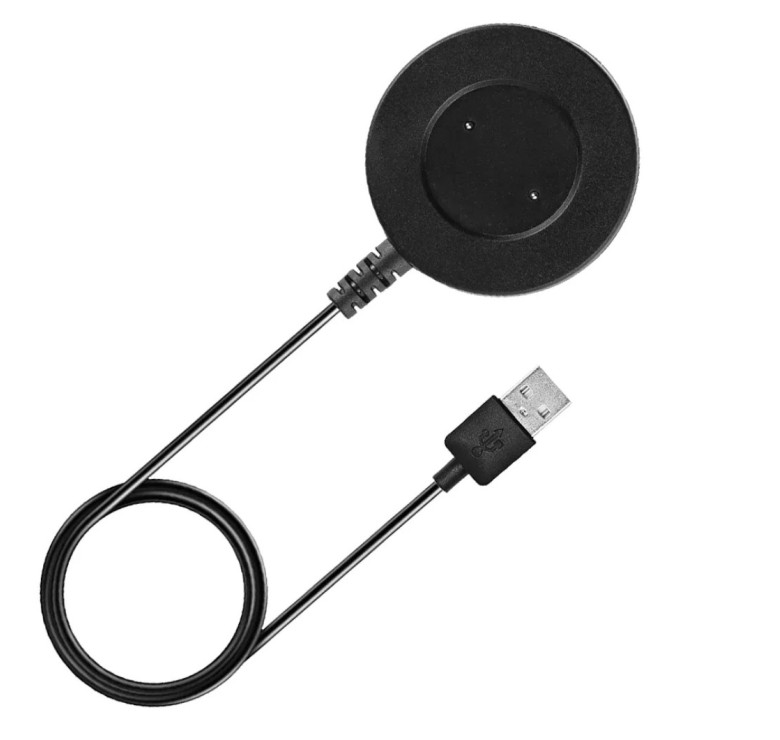 Магнітний USB кабель на смарт-годинник Huawei Watch GT / GT2 / GT2e / 100 см. / Чорний