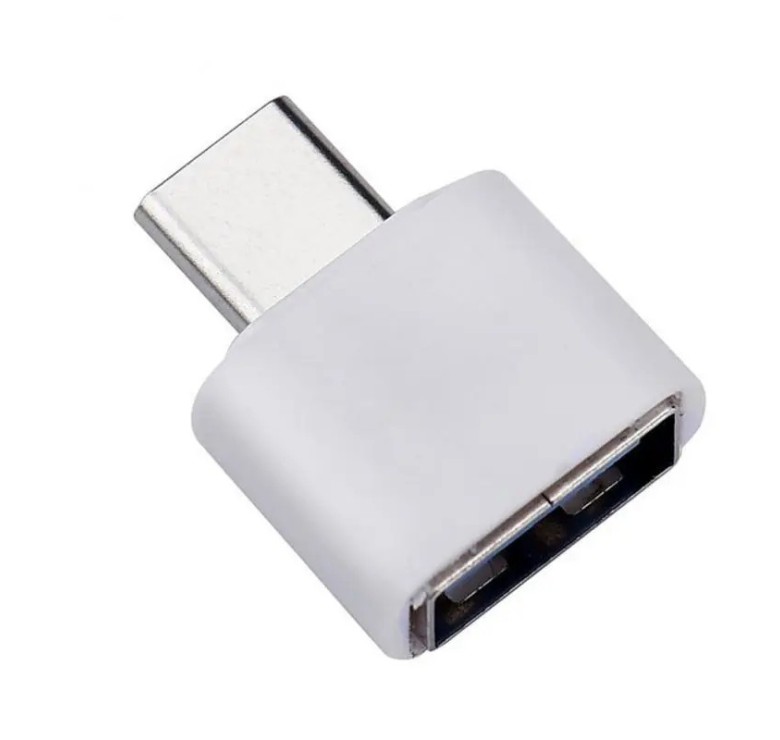OTG Перехідник USB Type C 3.0 для карти пам'яті / Білий