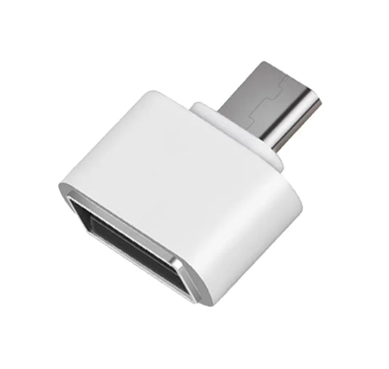 OTG Перехідник USB Type C 3.0 для карти пам'яті / Білий