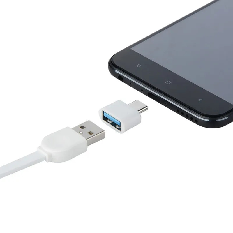 Перехідник USB Type C 3.0 для карти пам'яті OTG, білий