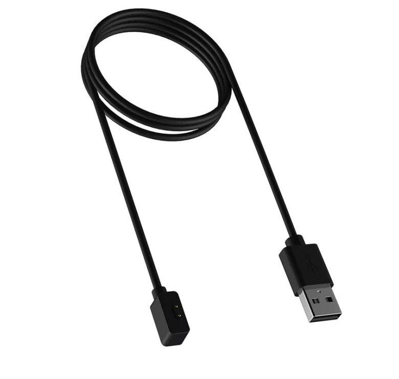 Магнітний USB кабель на смарт годинник Xiaomi Redmi Watch 2 / Watch 2 Lite / Watch 3 / 100 см. / Чорний