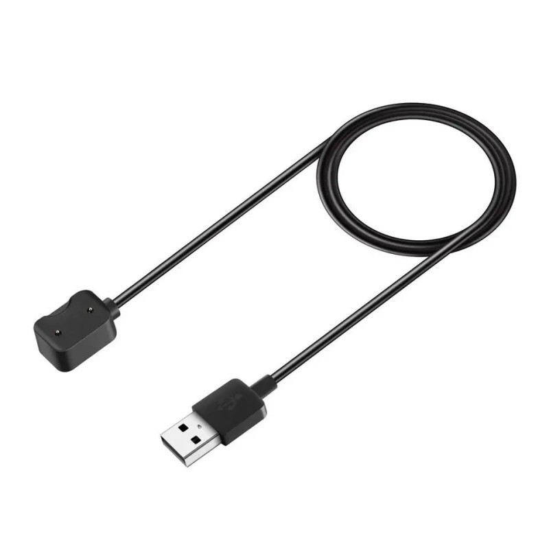 Магнитный USB кабель на умные часы Xiaomi Huami Amazfit COR A1702 / 100 см. / Черный