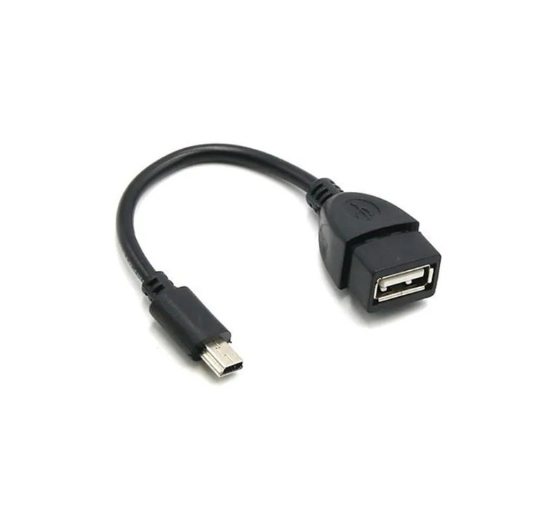 Кабель OTG Mini - USB 2.0 / Чорний
