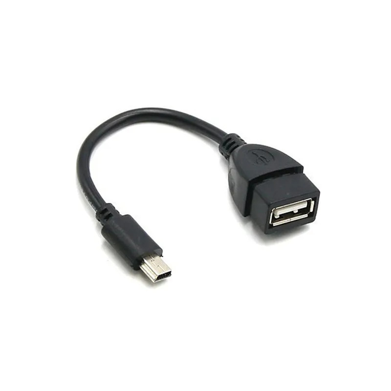 Кабель OTG Mini - USB 2.0 / Чорний