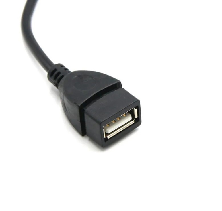 Кабель OTG Mini - USB 2.0 / Чорний