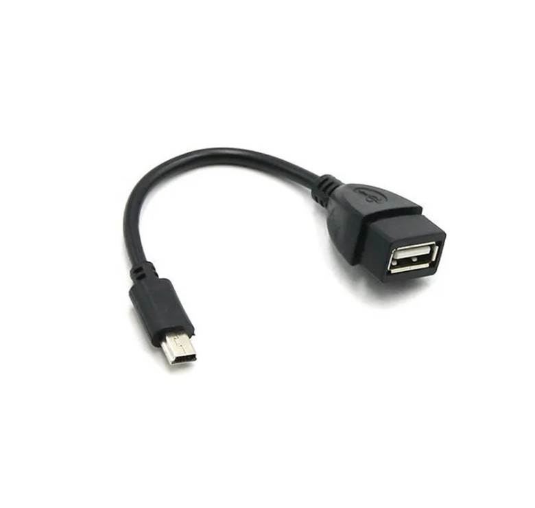 Кабель OTG Mini - USB 2.0 / Чорний