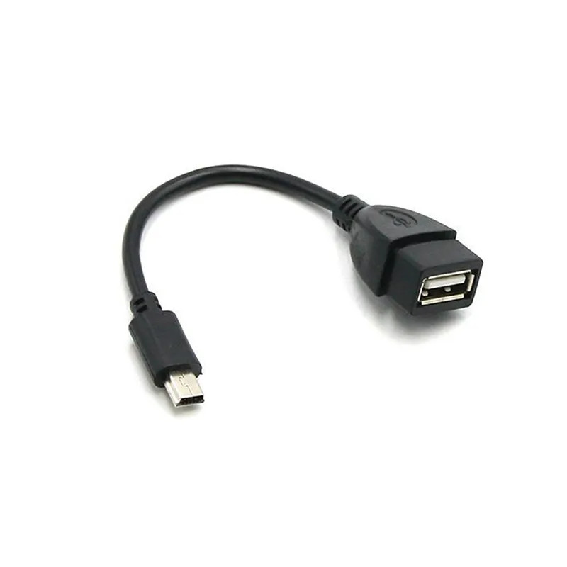Кабель OTG Mini - USB 2.0 / Чорний