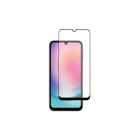 Загартоване захисне скло на Samsung Galaxy A24 (A245) / Чорна рамка