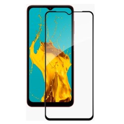 Загартоване захисне скло на смартфон Samsung A04E/ Чорна рамка