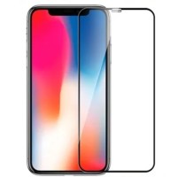 Загартоване захисне скло на смартфон iPhone 11 Pro / Чорна рамка