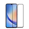 Загартоване захисне скло на смартфон Samsung Galaxy A34/ Чорна рамка