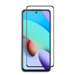 Загартоване захисне скло на Xiaomi Redmi Note 11 / Чорне Повне покриття