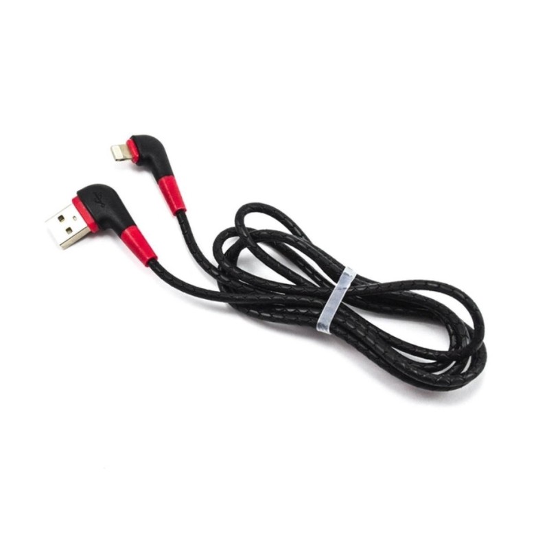 Кутовий кабель Micro - USB Epik XS 009 для смартфонів / 1.2 метри / до 2.4 Ампера