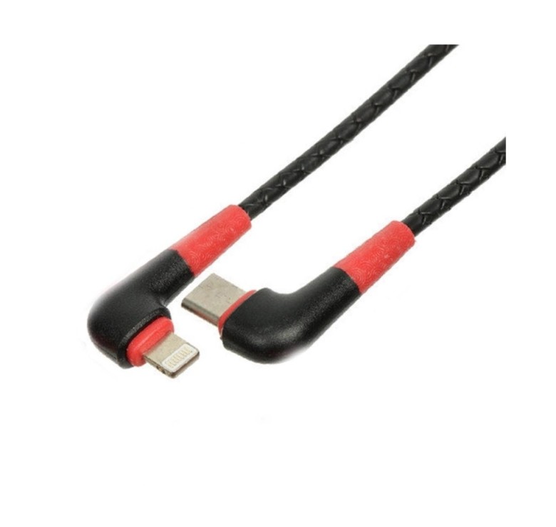 Кутовий кабель Micro - USB Epik XS 009 для смартфонів / 1.2 метри / до 2.4 Ампера