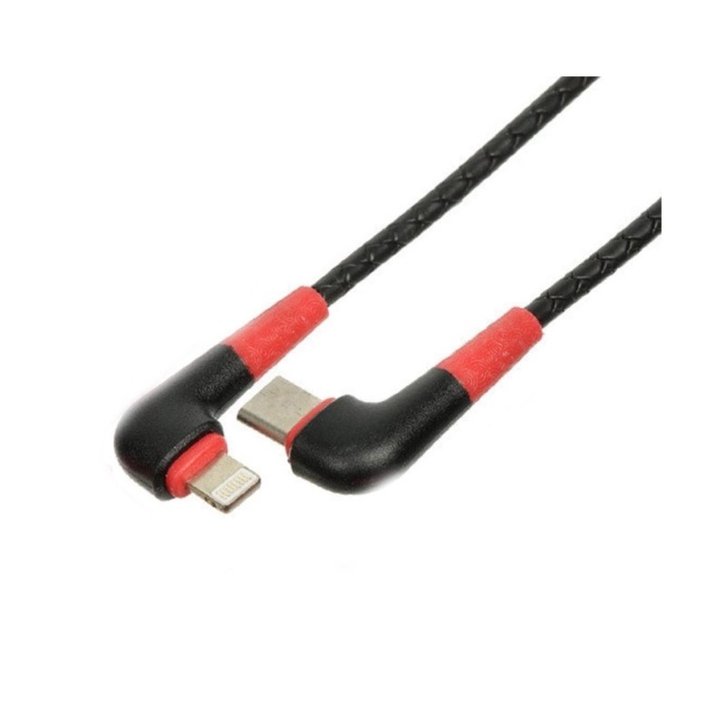 Кутовий кабель Micro - USB Epik XS 009 для смартфонів / 1.2 метри / до 2.4 Ампера