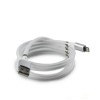 Магнітний кабель Micro USB MagLink для смартфонів / Мікро USB 1 метр / Білий