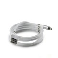 Магнітний кабель Micro USB MagLink для смартфонів / Мікро USB 1 метр / Білий