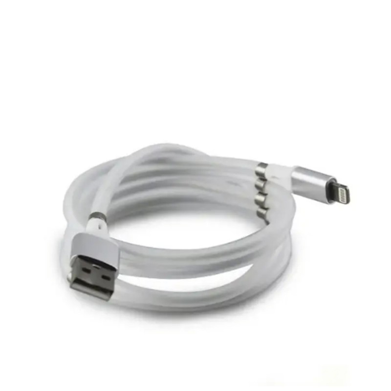 Магнитный кабель Micro USB MagLink для смартфонов / Микро USB 1 метр / белый