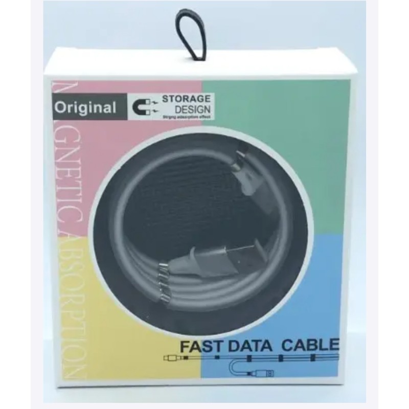 Магнитный кабель Micro USB MagLink для смартфонов / Микро USB 1 метр / белый