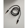 AUX кабель JBL (кабель) для передачі аудіо / Кабель Jack 3.5 mm. / Тканинний кабель / Чорний