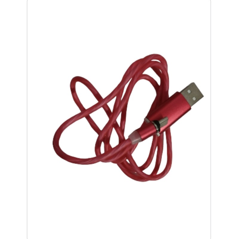 Магнітний кабель Type C USB кабель / кабель 1 метр / червоний
