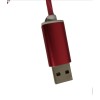 Магнітний кабель Type C USB кабель / кабель 1 метр / червоний
