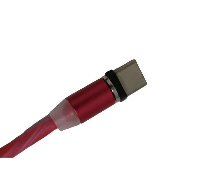 Магнітний кабель Type C USB кабель / кабель 1 метр / червоний