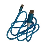 Магнітний кабель/ Type C USB кабель / Кабель 1 метр / USB Data cable / Синьо-бірюзовий