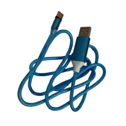 Магнитный кабель Type C USB кабель / кабель 1 метр / USB Data  / сине-бирюзовый