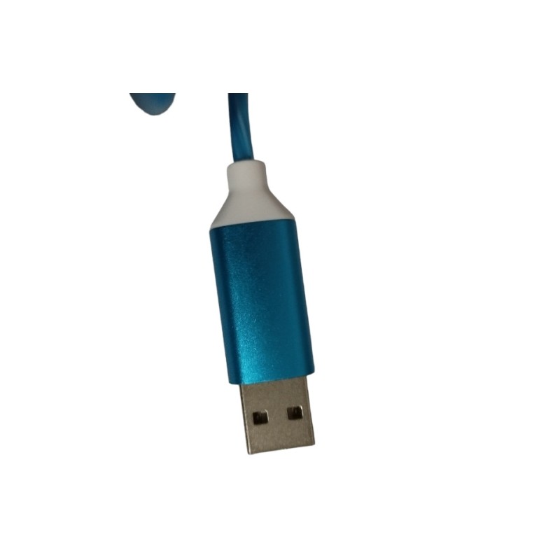 Магнітний кабель/ Type C USB кабель / Кабель 1 метр / USB Data cable / Синьо-бірюзовий