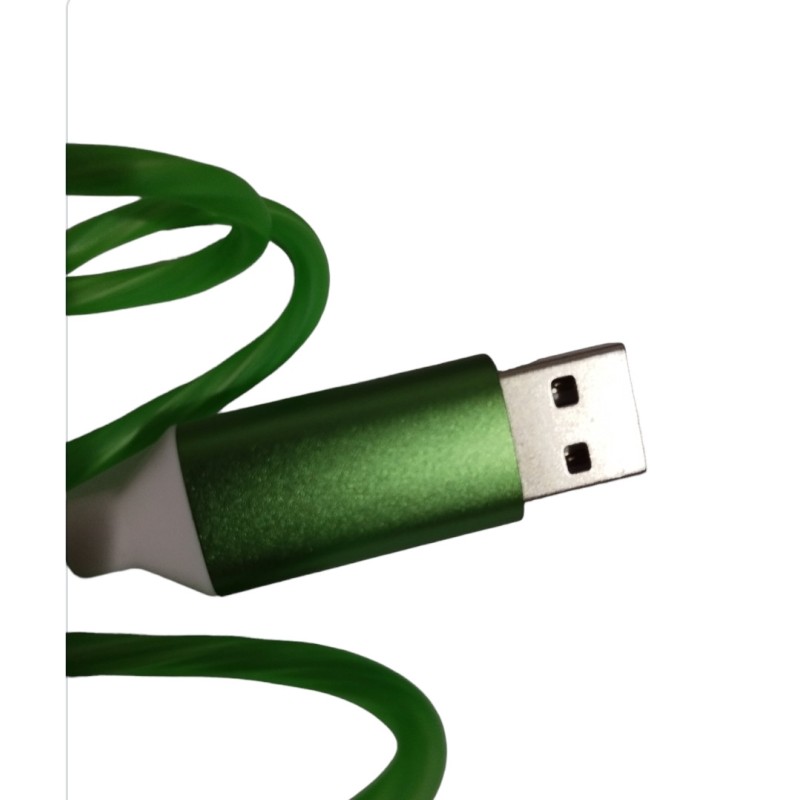 Магнитный кабель Type C USB кабель / кабель 1 метр / USB Data / зелёный-салатовый