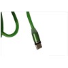 Магнітний кабель/ Type C USB кабель / Кабель 1 метр / USB Data cable / Зелено-салатовий