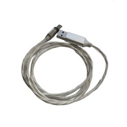 Кабель Type C PZOZ / USB кабель PZOZ / кабель 1 метр  / белый