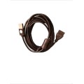 Компактний USB подовжувач / 3 метри / Чорний