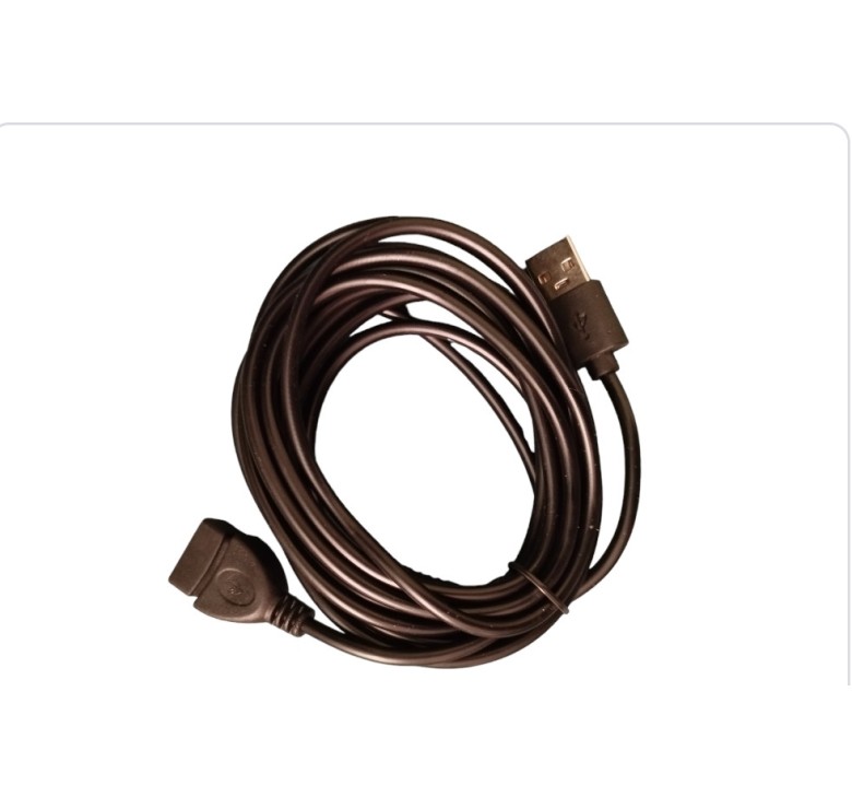 Компактний USB подовжувач / 3 метри / Чорний