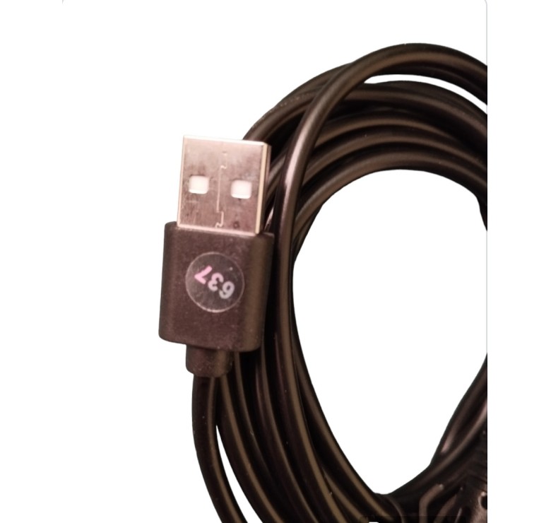 Компактний USB подовжувач / 3 метри / Чорний