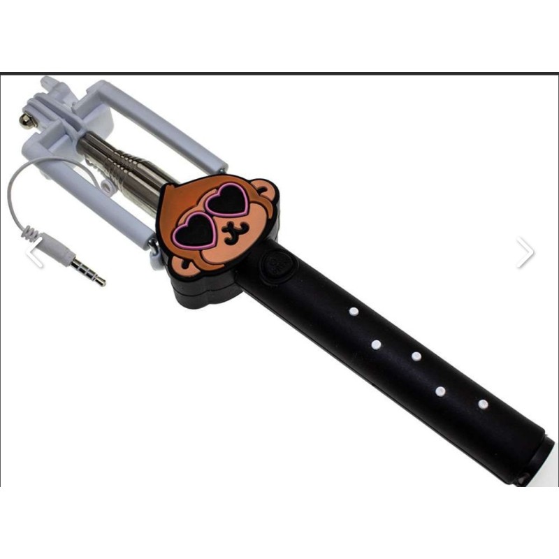 Монопод / Селфі-палиця / Монопод Емоджі / Monopod Emodji / Чорний