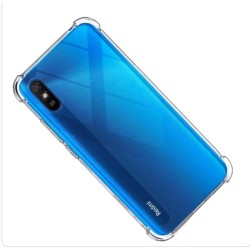 Силиконовая накладка (бампер) для смартфона Xiaomi Redmi 9A / SMTT / Прозрачный