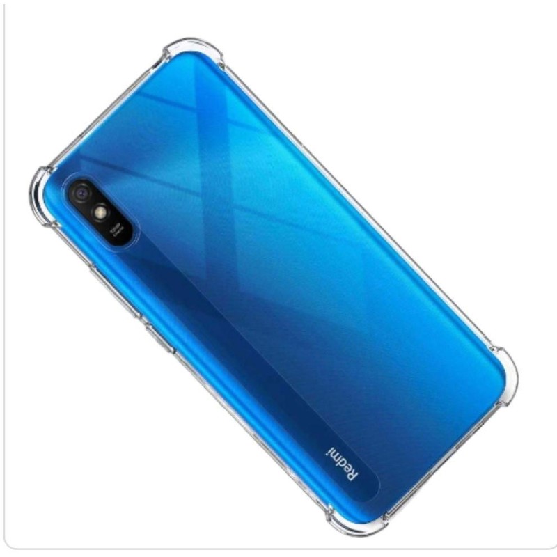 Силіконова накладка (бампер) для смартфона Xiaomi Redmi 9A / чохол SMTT / Прозорий