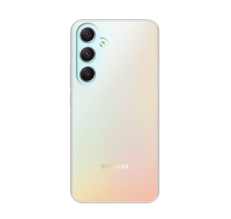 Силіконова накладка (бампер) для смартфона Samsung A34 (5G) / Матовий / Прозорий