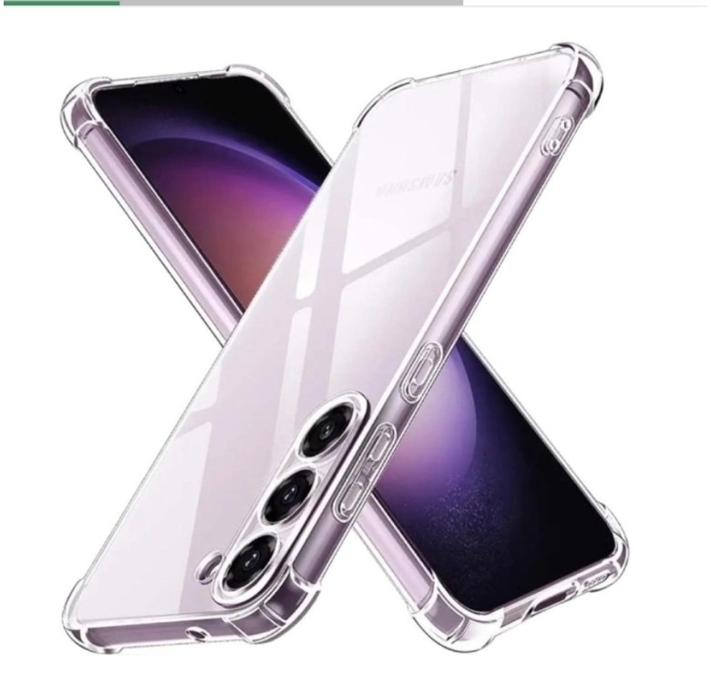 Силіконова накладка (бампер) для смартфона Samsung A34 (5G) / Матовий / Прозорий