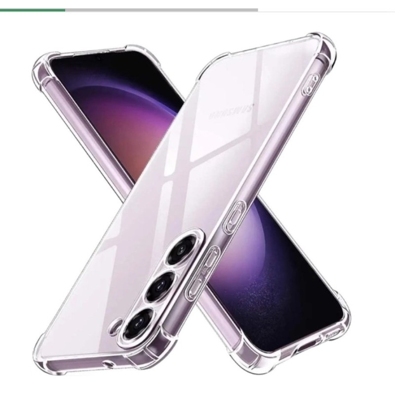 Силіконова накладка (бампер) для смартфона Samsung A34 (5G) / Матовий / Прозорий