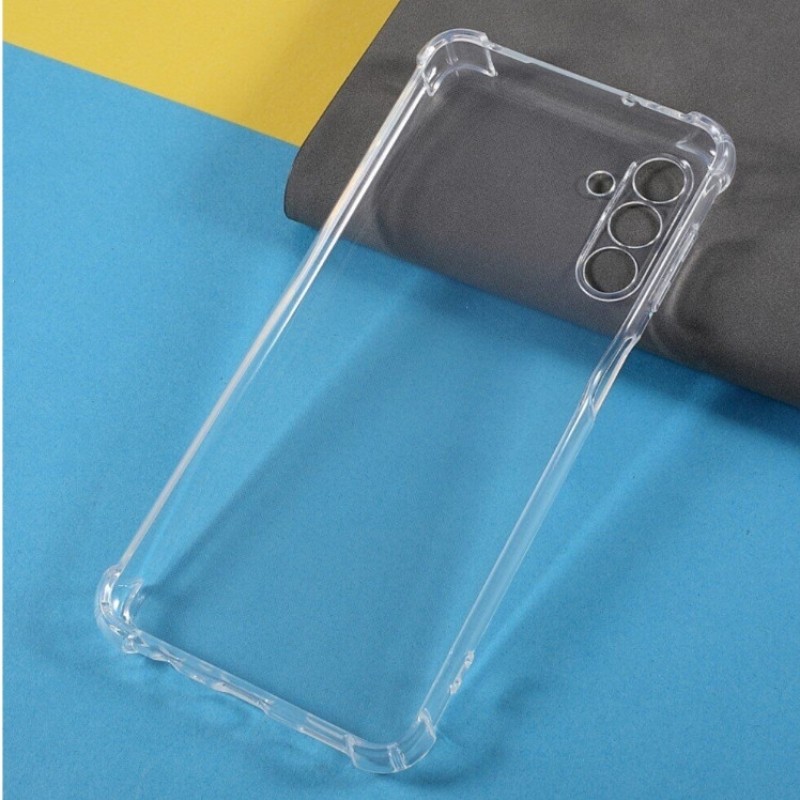 Силіконова накладка (бампер) для смартфона Samsung A34 (5G) / Матовий / Прозорий