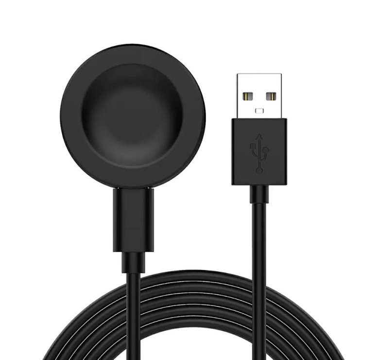 Безпровідний зарядний пристрій для годинників Huawei GT2 Pro / Huawei GT2 ECG / 1 метр / Чорний