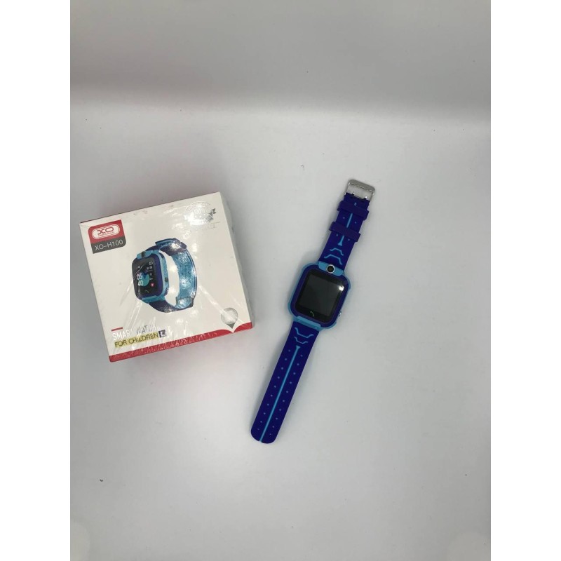 Детские умные часы XO-H100 / Детские смарт-часы / Бирюзовый