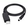 Кабель для живлення роутерів та інших пристроїв 5.5 * 2.5 мм. / USB 5 вольт на DC 9 вольт / 100 см. / Чорний