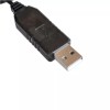 Кабель для живлення роутерів та інших пристроїв 5.5 * 2.5 мм. / USB 5 вольт на DC 9 вольт / 100 см. / Чорний
