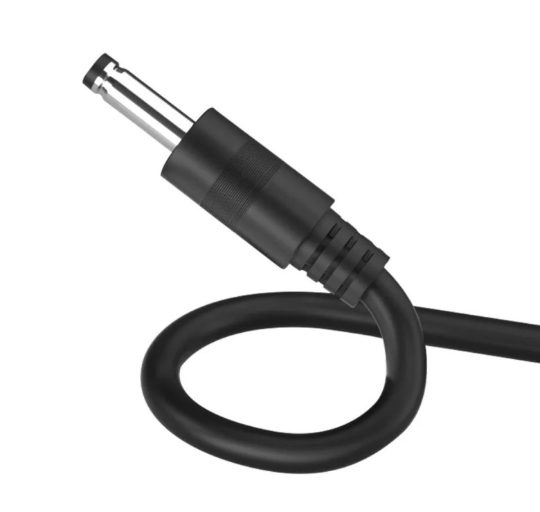 Кабель для живлення роутерів та інших пристроїв 5.5 * 2.5 мм. / USB 5 вольт на DC 9 вольт / 100 см. / Чорний