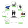 Кабель для живлення роутерів та інших пристроїв 5.5 * 2.5 мм. / USB 5 вольт на DC 9 вольт / 100 см. / Чорний