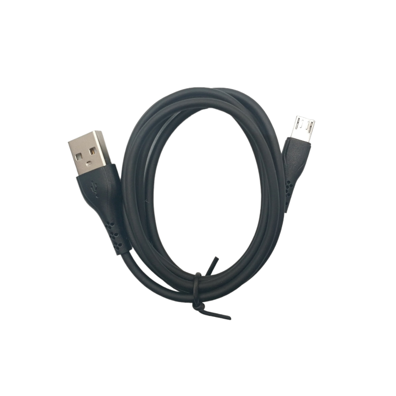 Кабель Hoco DU24 для захищених смартфонів Micro - USB / 8 mm. / 1 метр / Чорний